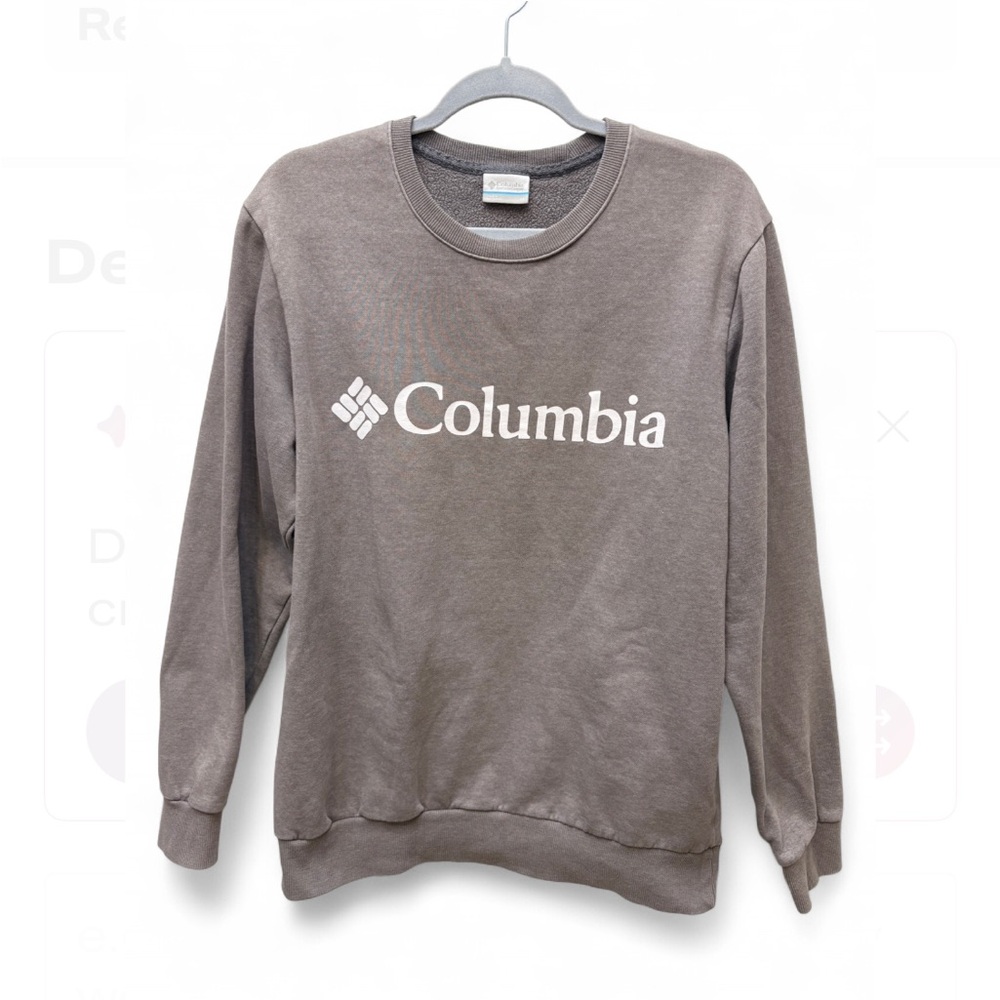 Columbia Men’s Crewneck Sweatshirt in Gray with White Logo
